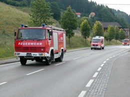 2003 Übung beim Autohaus Waldauer