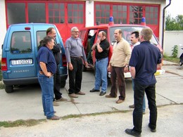 2003 Besuch der ungarischen Feuerwehr in Villany