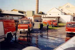 1991 Brand bei der Firma Kufner