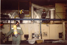 1991 Brand bei der Firma Kufner
