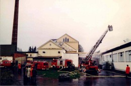 1991 Großübung bei der Firma Kufner