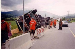 1991 Verkehrsunfall mit einem LKW