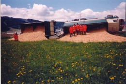 1991 Verkehrsunfall mit einem LKW