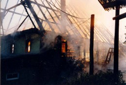 1992 Brand beim Bracher in Kathal