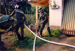 1992 Brand beim Bracher in Kathal
