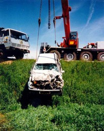 1994 Verkehrsunfall mit einem PKW und einem LKW