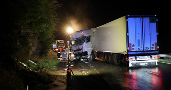 LKW-Unfall auf der B78 Obdacher Straße