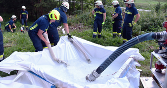 Neue Methode zur Löschwasserversorgung erprobt